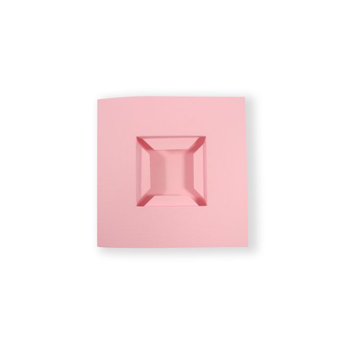 Pixel Karte doppelt rosa 1 Set = 4 Stück., Bild 1 von 3