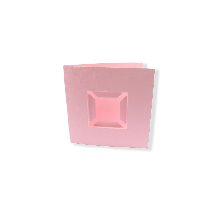 Pixel Karte doppelt rosa 1 Set = 4 Stück., Bild 2 von 3