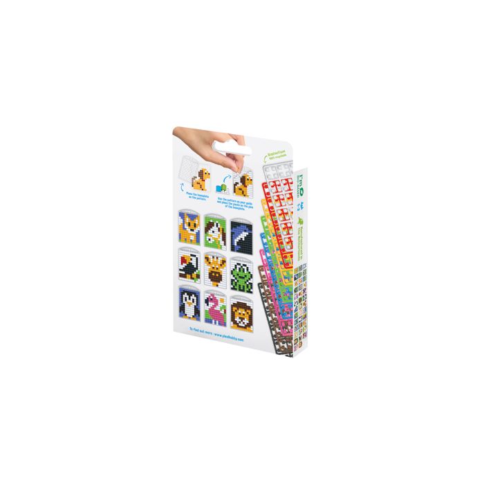 Pixel Medaillon Set Tiere 1 St