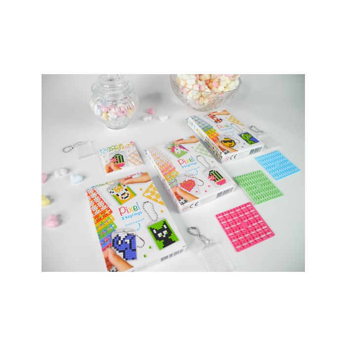 Pixel Medaillon Set Tiere 1 St