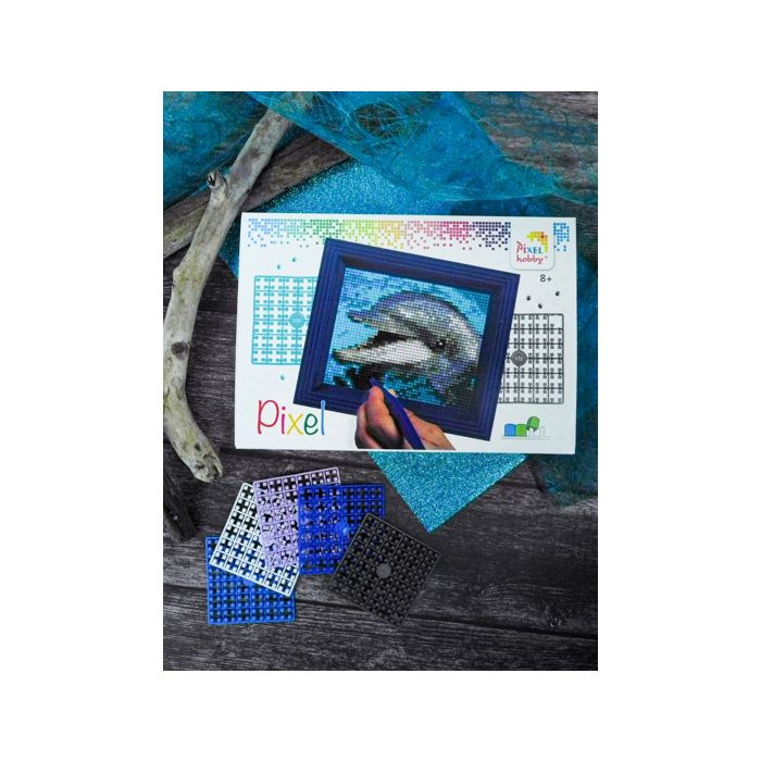 Pixel Geschenkverpackung Delfin 1 St