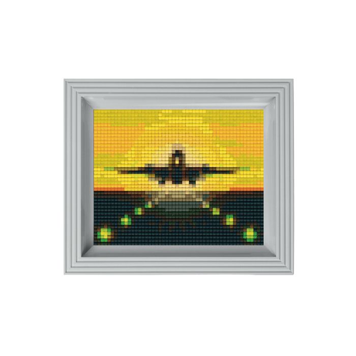 Pixel Geschenkverpackung Flugzeuglandung 1 St