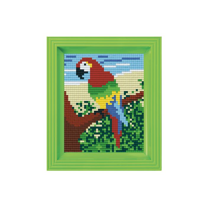 Pixel Geschenkverpackung Papagei 1 St