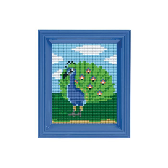 Pixel Geschenkverpackung Pfau 1 St