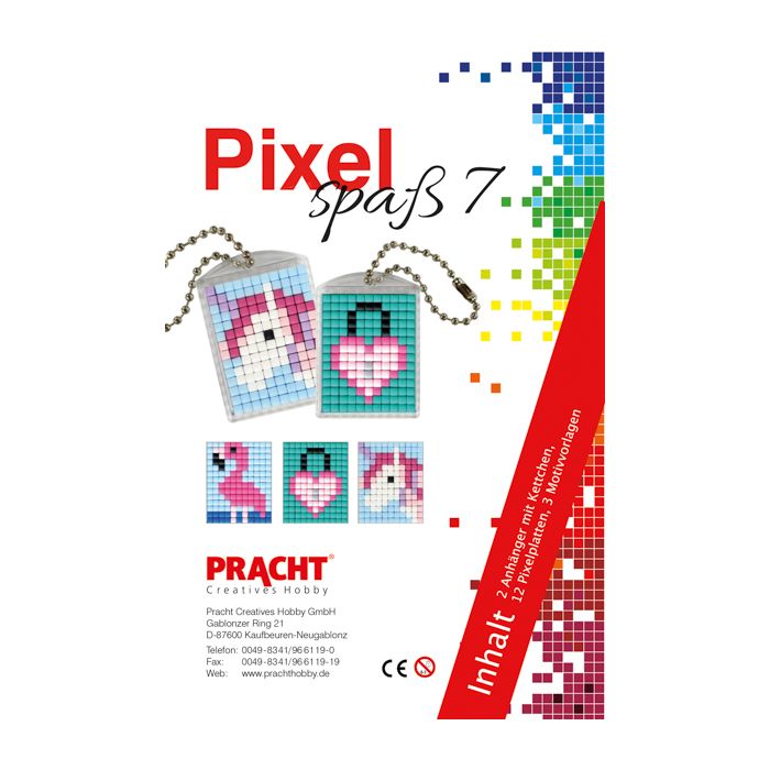 Pixel Spaß 7 Medaillon Einhorn 1 Set P90037-00505 4016490868910  