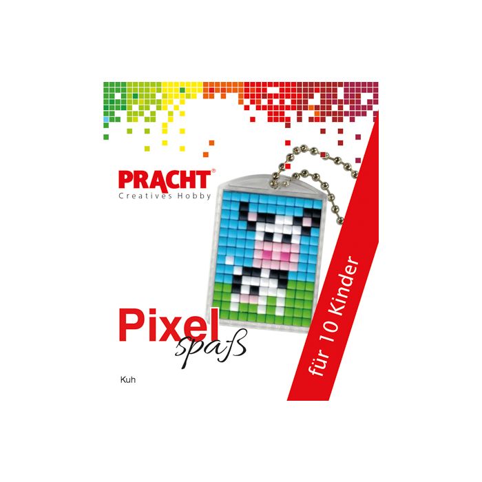 Pixel Set für 10 Kinder Motiv Kuh 1 Set, Bild 3 von 3