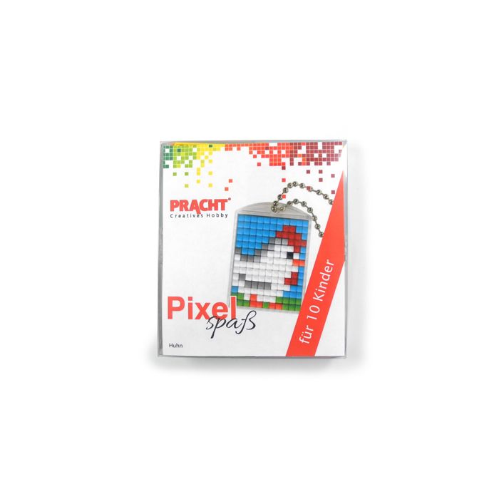 Pixel Set für 10 Kinder Motiv Hahn 1 Set, Bild 1 von 3