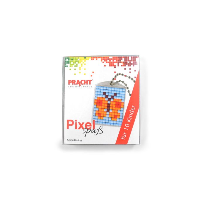 Pixel Set für 10 Kinder Motiv Schmetterling 1 Set