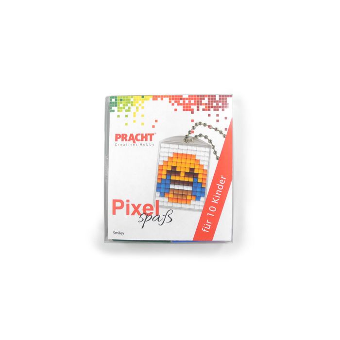 Pixel Set für 10 Kinder Motiv Smilie 1 Set
