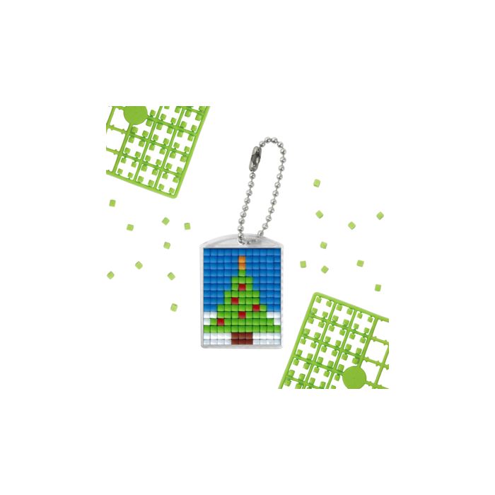 Pixel Set für 10 Kinder Motiv Tannenbaum 1 Set