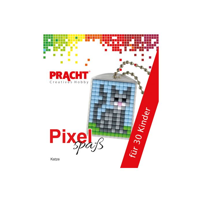 Pixel Set für 30 KinderMotive Katze 1 Set