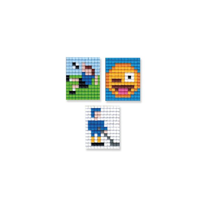 Pixel Set im Ei Ostern Junge Fußball 120x90 mm 1 Set, Bild 2 von 2