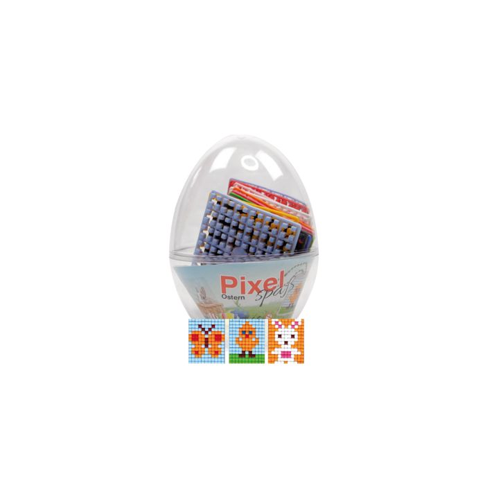 Pixel Set im Ei Ostern 120x90 mm 1 Set, Bild 1 von 2