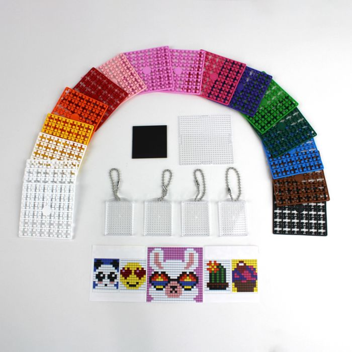 Pixel Bastelset 46 4 Medaillons+Grundplatte / Lama P90087-63501 4016490890782  