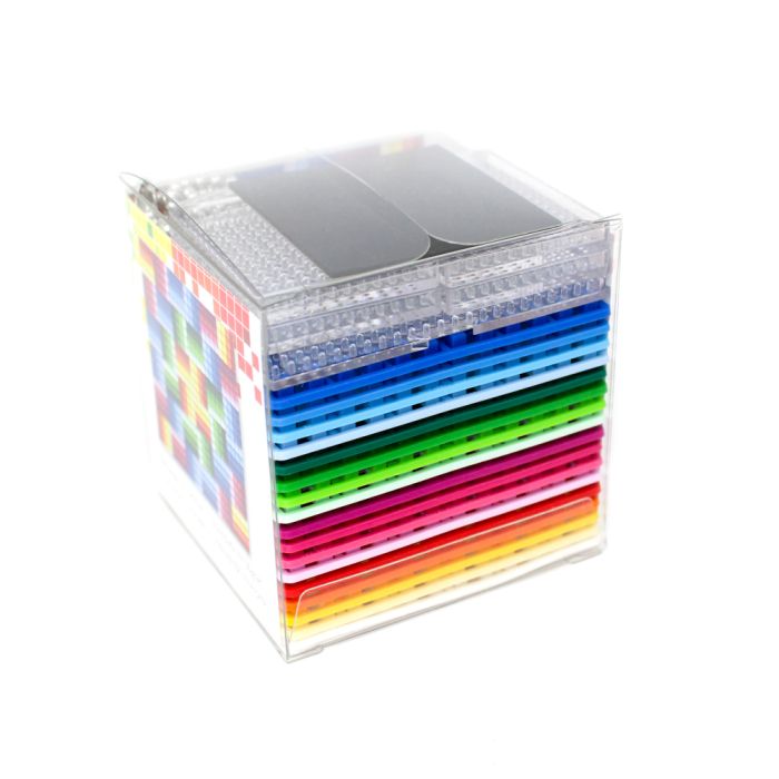Pixel Bastelset 48 4 Medaillons+Grundplatte / Muster Jasmin P90089-63501 4016490890805  