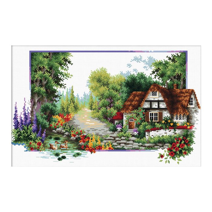 Ladybird Stickset English Cottage Stream 40x24 cm S440-042 4897073241371  