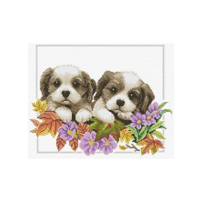 Ladybird Stickset Peeking Pups 28,1x22 cm S440-103 4895225914555  