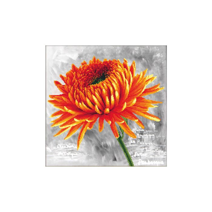 Ladybird Stickset Orange Dahlia 43x43 cm S450-017 4897073241692  