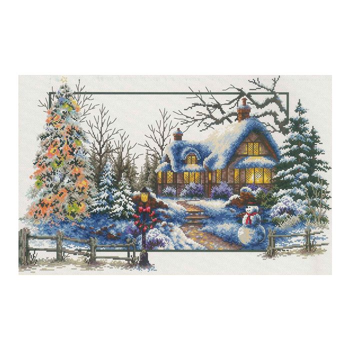 Ladybird Stickset Winterhaus 51 x 32 cm S640-048 4897073241432  