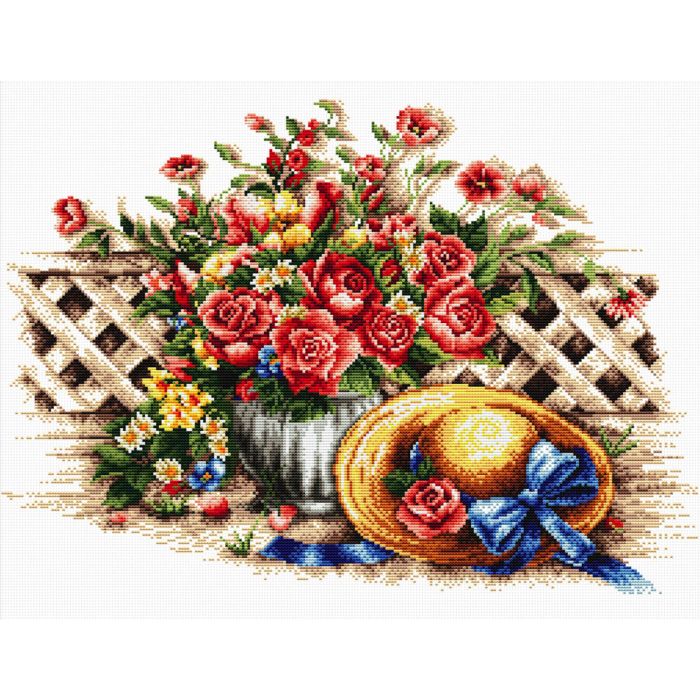 Ladybird Stickset (No-Cou Roses &amp; Sunhat 46x32 cm S640-049 4897073241449  