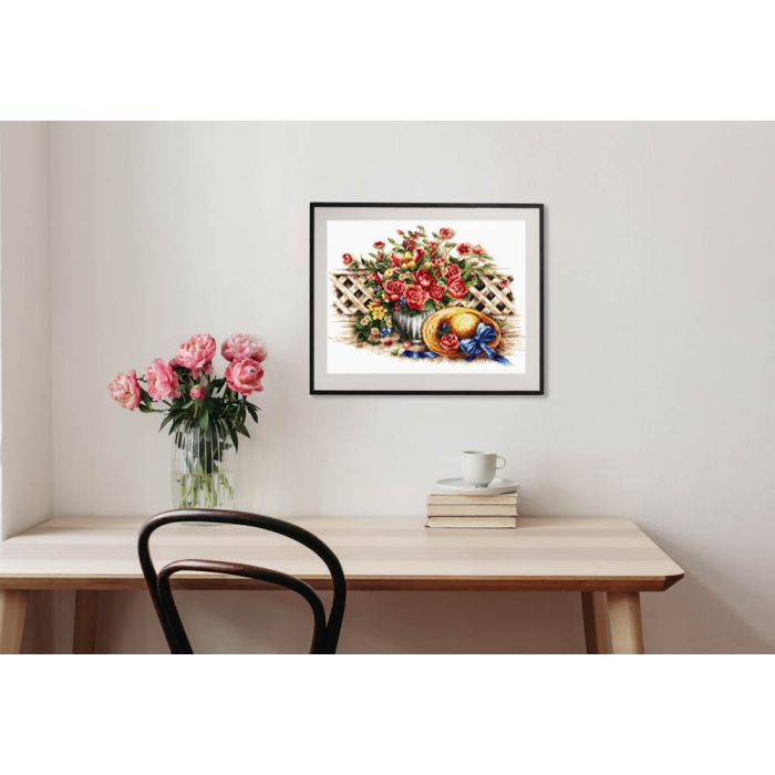 Ladybird Stickset (No-Cou Roses &amp; Sunhat 46x32 cm S640-049 4897073241449  