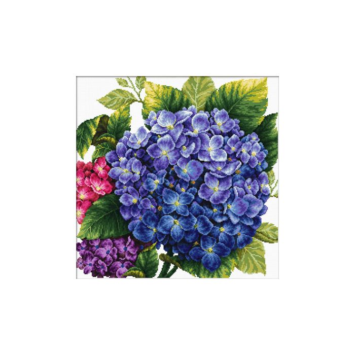 Ladybird Stickset Hortensie 40 x 40 cm, Bild 1 von 2