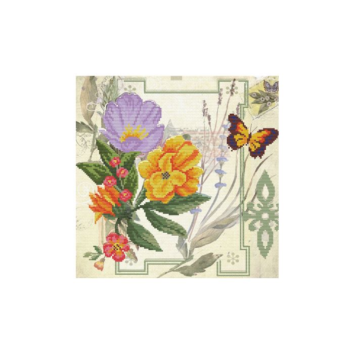 Ladybird Stickset Peony Bouquet 32,2 x 32,2 cm S650-032 4895225914753  
