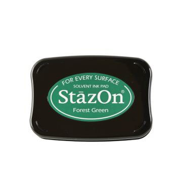 Stempelkissen StazOn forest green 95x65 mm