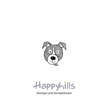 Stempel Hund 2,5x2,5 cm