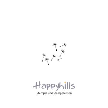 Stempel Pusteblume Schirm 2,5x2,88 cm