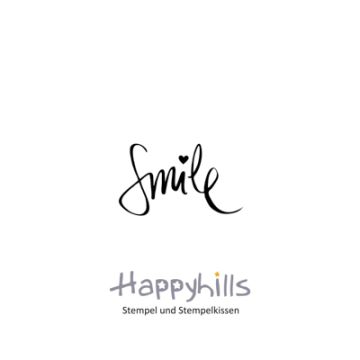 Stempel Smile 3x1,75 cm