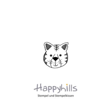 Stempel Tiger 2,5x2,5 cm