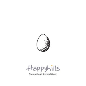 Stempel Ei / Ballon 2x2,6 cm