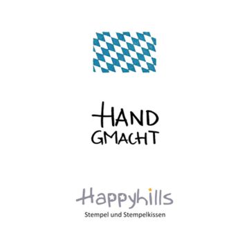 Stempel Handgmacht 2,1x1,4 cm