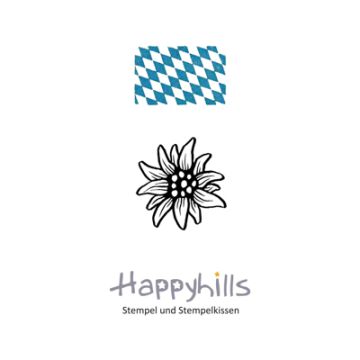 Stempel Edelweiss 2,6x2,55 cm