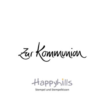 Stempel zur Kommunion 1,8x5,8 cm