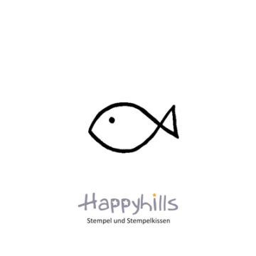 Stempel Fisch 2x3,3 cm