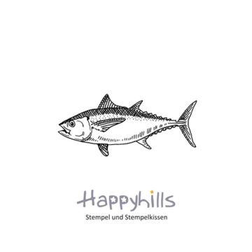 Stempel Thunfisch 1,8x4 cm