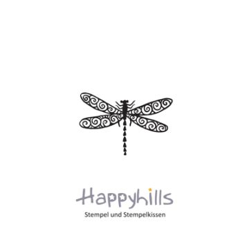 Stempel Libelle 3,5x2,36 cm