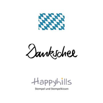 Stempel Dankschee 4,8x1,5 cm