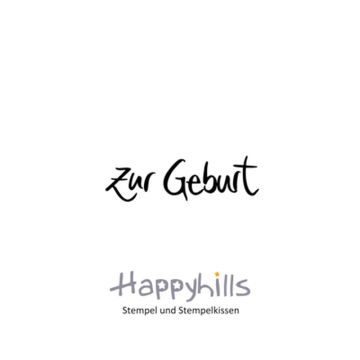 Stempel zur Geburt 6x1,82 cm