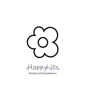 Stempel Blume 3,6x3,6 cm