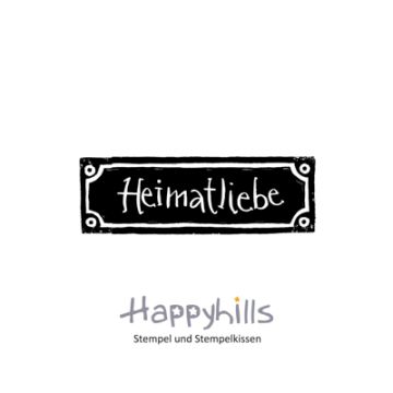 Stempel Heimatliebe 2,3x6,7 cm