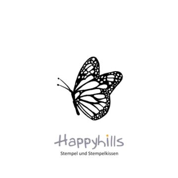 Stempel Schmetterling 3,6x3,5 cm