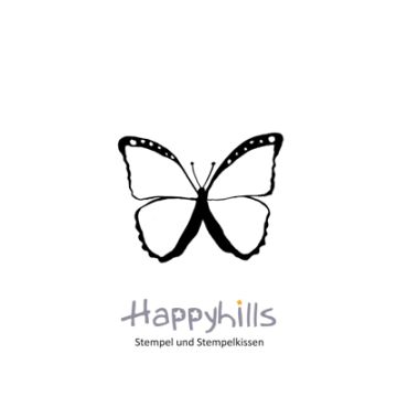 Stempel Schmetterling 3,6x2,8 cm