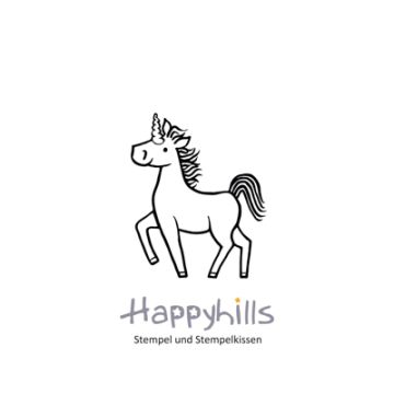 Stempel Einhorn 3x3,65 cm
