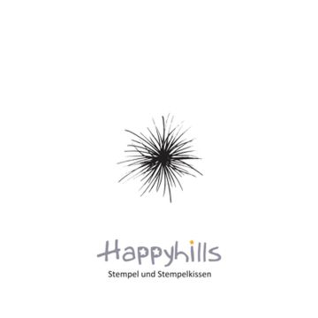 Stempel Feuerwerk/Gras 3,4x3,5 cm