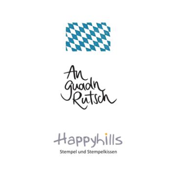 Stempel An Guadn Rutsch 3,8x3 cm