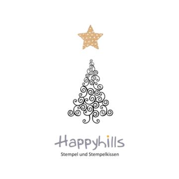 Stempel Tannenbaum 4,8x3,5 cm