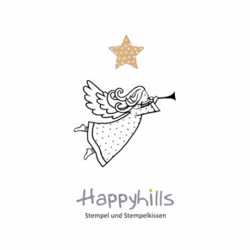 Stempel Engel 3,5x4,4 cm